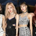 INDIO, CA - APRIL 12:  (EDITORS NOTE: Retransmission with alternate crop.) (L-R) Jennie Kim, Rosé, Lisa and Jisoo of 'BLACKPINK' are seen at the YouTube Music Artist Lounge at Coachella 2019 on April 12, 2019 in Indio, California.  (Photo by Roger Kisby/Getty Images for YouTube)