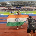 Sreeshankar Murali after the historic feat at Commonwealth Games in Men