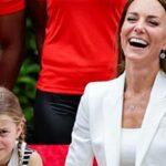 Princess Charlotte, Princess Charlotte news, Princess Charlotte at Commonwealth Games, Princess Charlotte with Kate Middleton and Prince William, indian express news