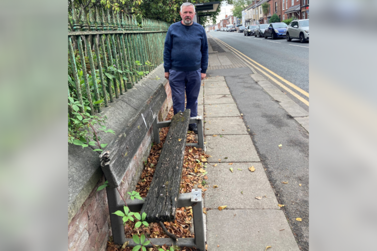 Councillor airs frustration over lack of replacement of broken benches