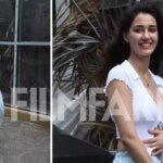 Disha Patani opted for a chic off duty-look as she got clicked in the city