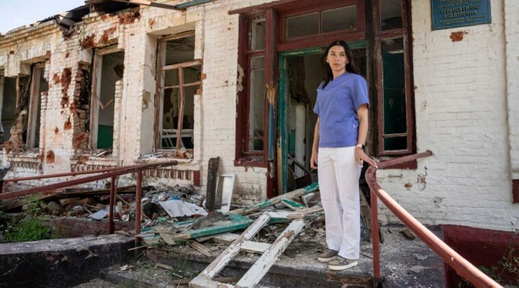 Doctors stay in Ukraine’s war-hit towns: ‘People need us’