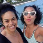 Natalie and her sister in Jamaica