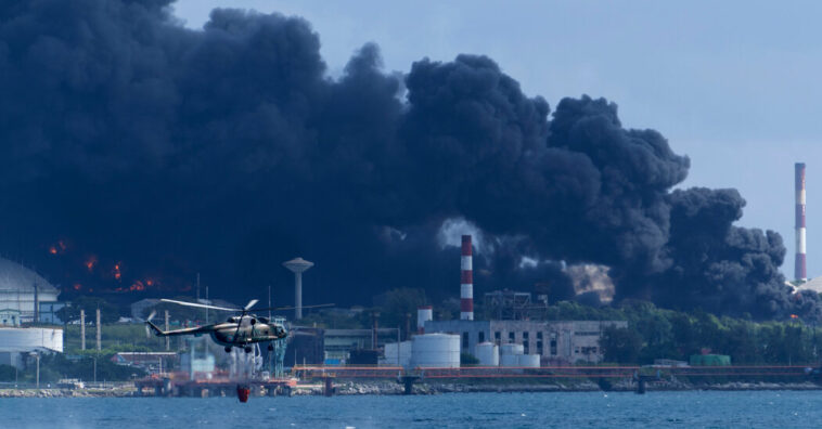 Fire at Cuban Oil Facility Leaves Dozens Injured, Hundreds Evacuated