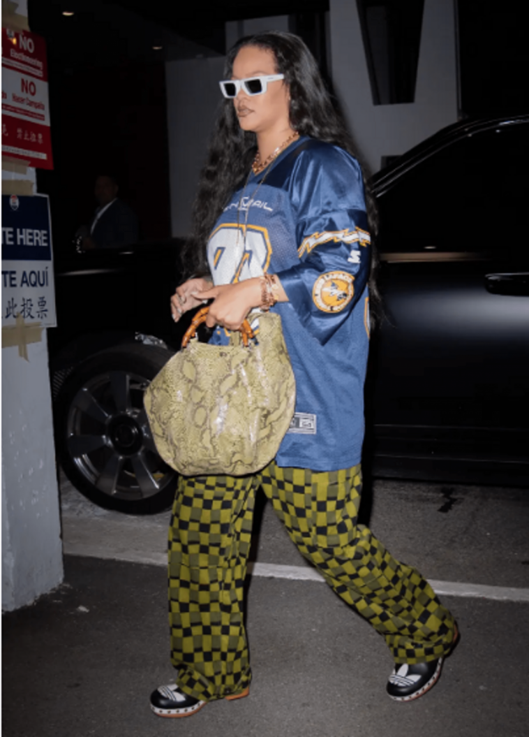 For A Date, Rihanna Wore An Oversized Sweater And Expensive Clogs And Looked Stunning