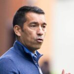 GLASGOW, SCOTLAND - AUGUST 06: Rangers manager Giovanni van Bronckhorst during a cinch Premiership match between Rangers and Kilmarnock at Ibrox Stadium, on August 06, 2022, in Glasgow, Scotland (Photo by Alan Harvey / SNS Group)