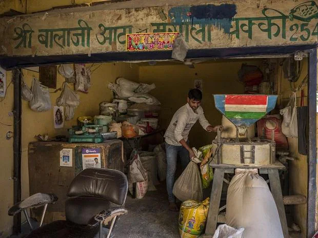 A local flour mill in Noida, India. (Photo: Bloomberg)