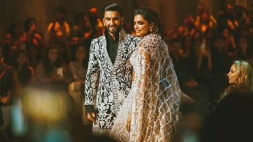 Inside pics of Deepika Padukone and Ranveer Singh from Manish Malhotra's show are dreamy