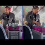 Jason Momoa Takes on FLIGHT ATTENDANT Duties Mid-Flight!