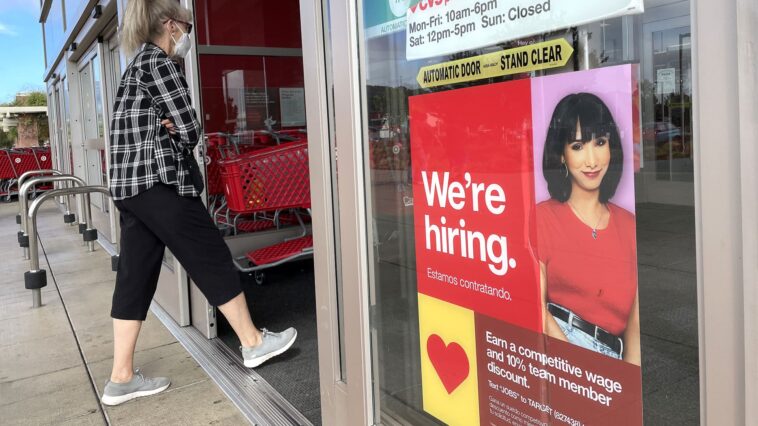 Jobless claims edge lower as Fed looks to cool labor market