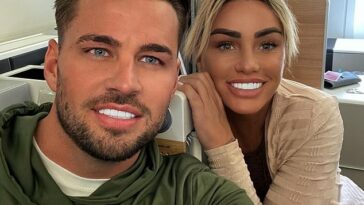 Over: Katie Price has confirmed her split from fiance Carl Woods