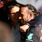 Tom Cruise and Lewis Hamilton are good friends but the Mercedes driver's schedule prevented them from linking up in Top Gun