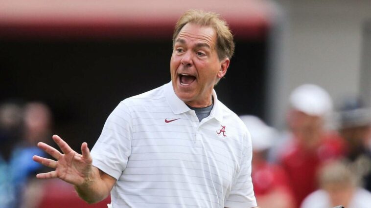 Nick Saban already complaining about media-driven expectations