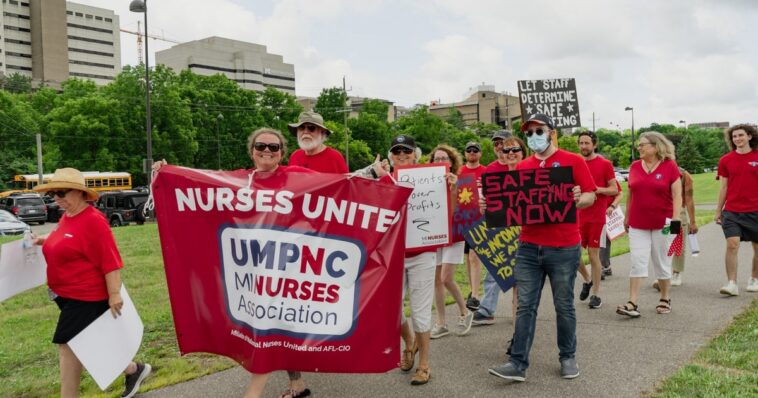 Nurses' union sues University of Michigan over workload expectations