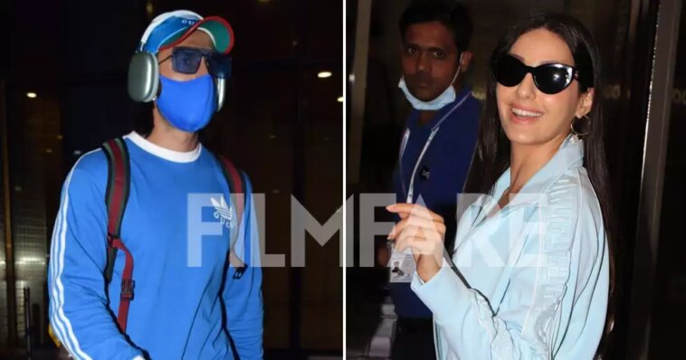 Ranveer Singh and Nora Fatehi rock comfy off-duty looks at the airport