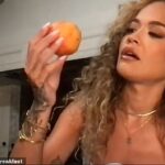 What?! Rita Ora mistook a peach for a 'dusty apple' and thought a Masked Singer contestant was the late Muhammad Ali during an appearance on Saturday's Big Breakfast revival