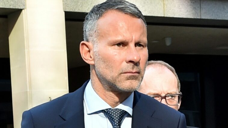 Former Manchester United footballer Ryan Giggs leaves Manchester Crown Court where he is accused of controlling and coercive behaviour against ex-girlfriend Kate Greville between August 2017 and November 2020. Picture date: Thursday August 11, 2022.