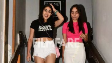 Sara Ali Khan stuns in a casual crop-top and shorts look