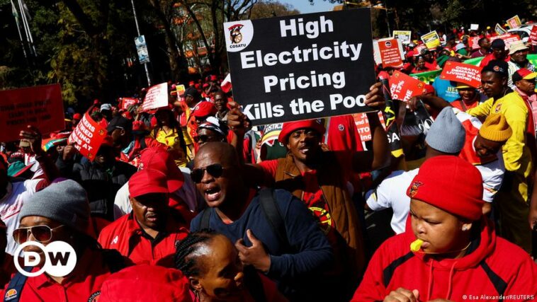 South Africa: Workers protest rising cost of living