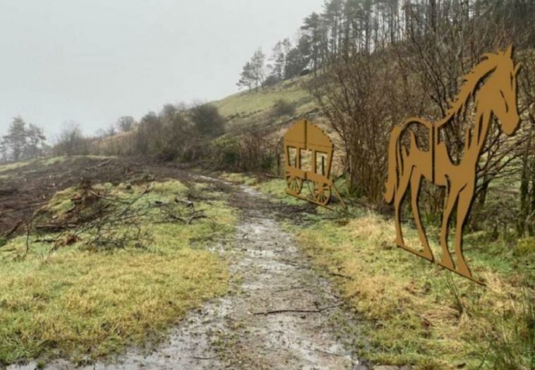 Three sculptures and a waterside trail planned for ancient woodland in Bolton