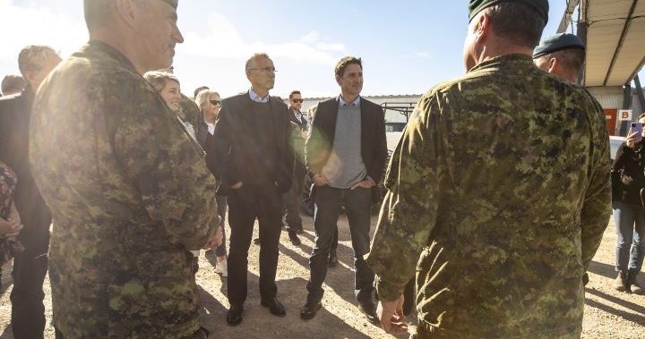 Trudeau, NATO’s Stoltenberg to visit Alberta military base