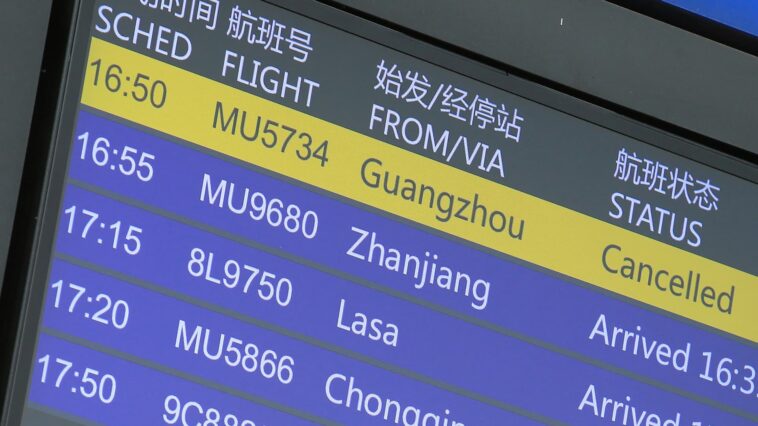 U.S. suspends 26 Chinese flights in response to China flight cancellations