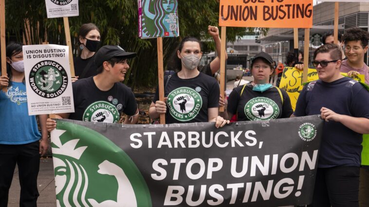 Unions are forming at Starbucks, Apple and Google. Here's why workers are organizing now