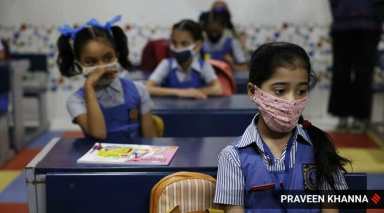 schools, school students, learning loss during lockdown, National Achievement Survey, students learning, delhi news, Indian express