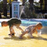 News Picture: Wildlife Park's 'Splash Pad' Source of Severe Gastro Infections in Kids