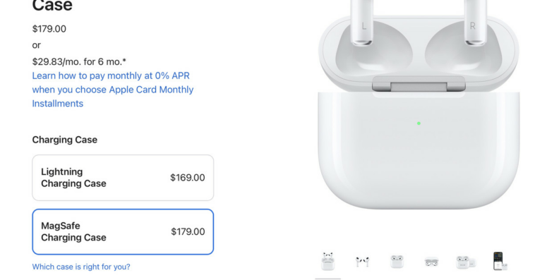 Apple’s Lightning-only charging case for the third-gen AirPods doesn’t make sense