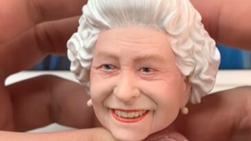 queen elizabeth face