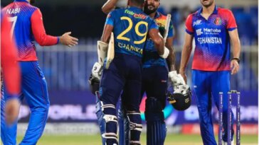 Sri Lanka beat Afghanistan by four wickets in the opening match of the Super Four stage of Asia Cup 2022. Photo: @ACBofficials