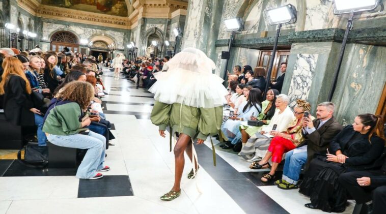 At a moment in London like no other, fashion forges ahead