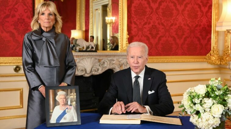 Bidens Among Thousands Paying Respects to Queen Elizabeth II