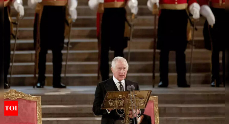 Charles makes first Parliament address as Britain's King