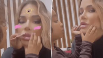 Chicago West, Age 4, Has Taken Over The Cosmetics Chair For Her Aunt Khloé Kardashian