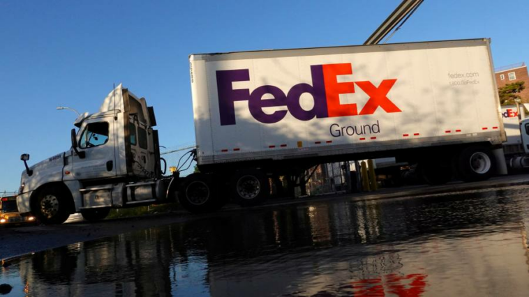 FedEx shares plunge 15% after profit warning linked to gloomy economy