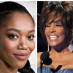 Naomi Ackie and Whitney Houston