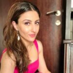 Soha Ali Khan, Soha Ali Khan fitness, Soha Ali Khan workout, Soha Ali Khan exercise session, celeb fitness, indian express news