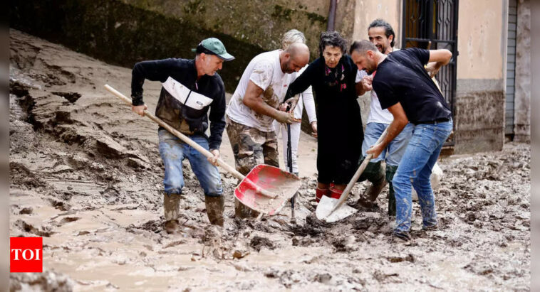 Floods in Italy kill 10; Survivors plucked from roofs, trees