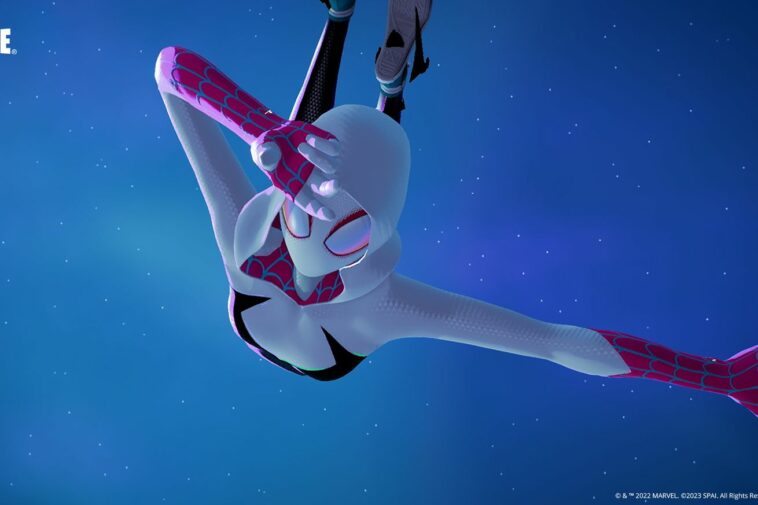 Spider-Gwen in Fortnite.