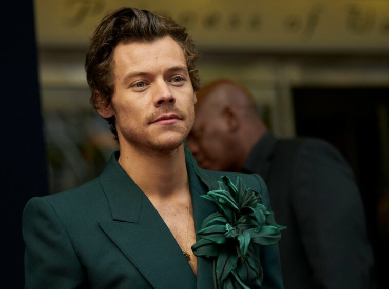 Harry Styles Goes Green in Gucci at ‘My Policeman’ Premiere at the Toronto International Film Festival