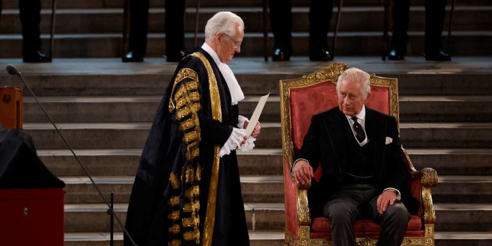 King Charles Praises Parliament As 'Living Instrument Of Our Democracy' In Westminster Hall Speech