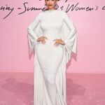 Kylie Jenner Makes an Ethereal Arrival in White Cape Dress for Acne Studios’ Paris Fashion Week Spring 2023 Show