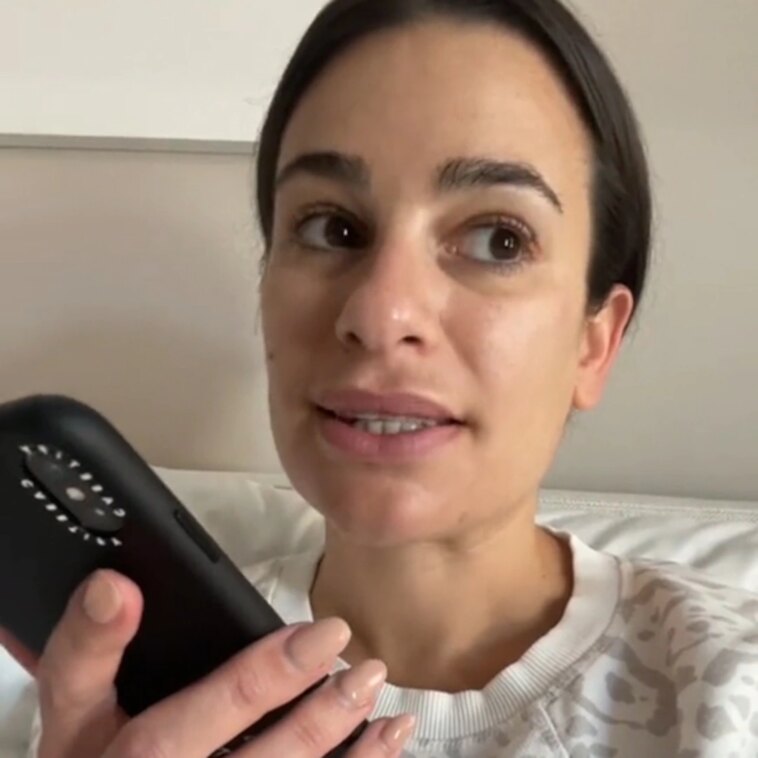 Lea Michele Pokes Fun at Rumor She Can't Read While Parodying Kim Kardashian on TikTok - E! Online