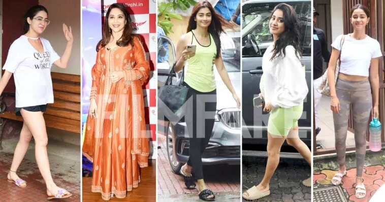 Madhuri Dixit, Janhvi Kapoor, Ananya Panday and others get clicked in the city. See pics: