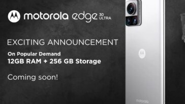 Motorola Edge 30 Ultra 12GB RAM Variant to Launch in India Soon: All Details