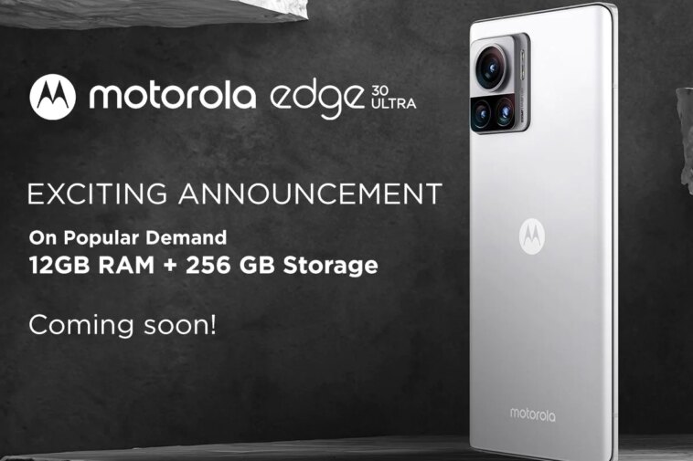 Motorola Edge 30 Ultra 12GB RAM Variant to Launch in India Soon: All Details