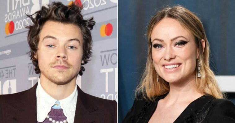 Olivia Wilde, Harry Styles Sit Far Apart at ‘Don’t Worry Darling’ Q&A: Photo