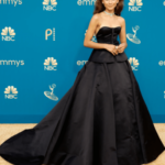 On The Red Carpet At The Emmys 2022, Zendaya Chose A Black Valentino Ball Gown Accessorized With Dazzling Bulgari Jewelry